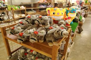 ビオスの丘で販売している、珍しい水牛のヌイグルミ