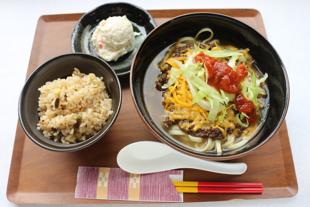 タコそば定食