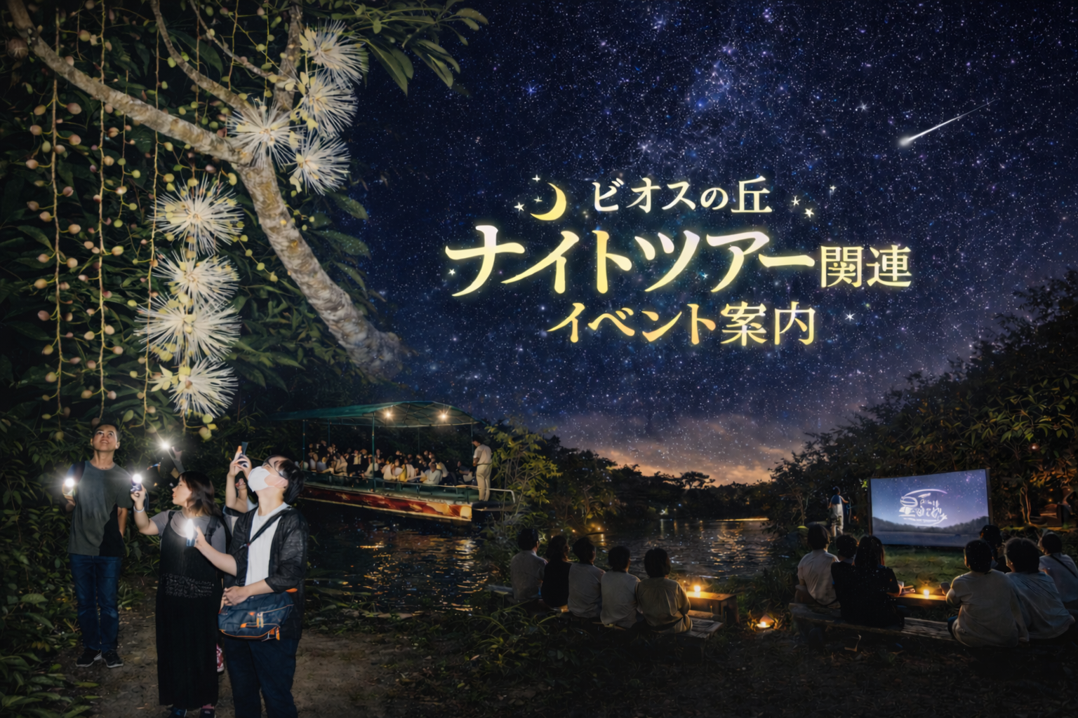 ビオスの丘 ナイトツアー関連イベント案内 メインビジュアル