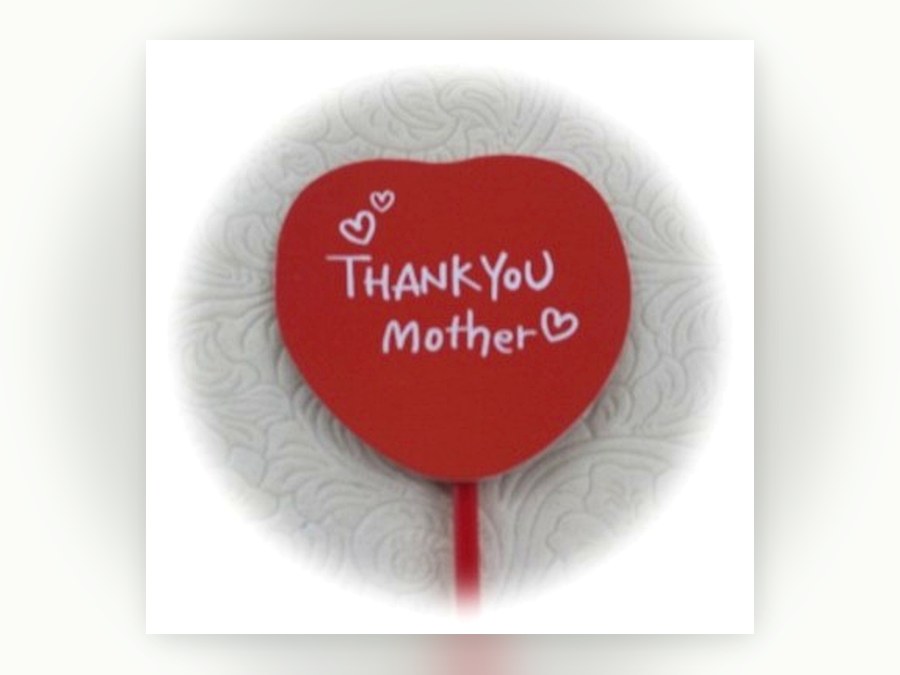 母の日ギフトに付く Thank You Mother ピック