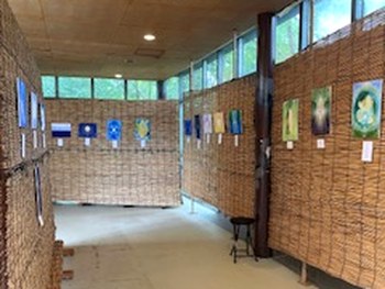 水ぬ世展の展示会場となるビオスの丘の旧入園口